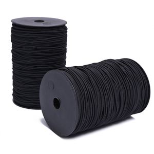 Cordon élastique tressé imperméable de 3 mm, 200 m de long, pour chaussures, sacs, vêtements, textiles de maison, écologique, haute qualité - Vente chaude - Product Image 1