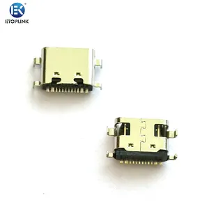 Pin conector de carga For Wowi Tab P8 USB 3.1 Type-C 16pin female connector Charging port Charging Socket Tow feet plug