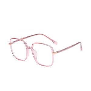 2023新品TR90アンチブルーライト挿入眼鏡フレーム黒長方形プラノ近視メガネおしゃれなスタイル - Product Image 4