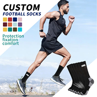 Chaussettes de sport personnalisées avec soutien de la voûte plantaire et coussinets – Respirantes et anti-humidité pour la course à pied, logo et couleurs personnalisables