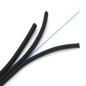 G657A1 G652D G657A2 FTTH 1 2 4 Core Indoor Outdoor optical fiber drop cable Flat FRP Drop Fiber Optic Cable Wire Price
