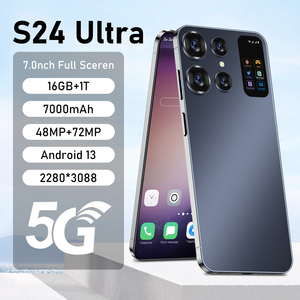 Téléphone Android S24 Ultra 5G à écran HD, best-seller, avec caméra arrière 108MP, processeur Octa Core, système d'exploitation multilingue - Français, <span class=keywords><strong>Allemand</strong></span> - Product Image 3
