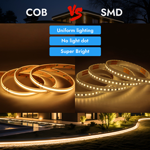 Bande lumineuse COB flexible à haute luminosité pour intérieur et extérieur, AC220V, étanche, en silicone extrudé, bande LED COB - Product Image 3