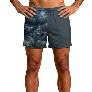 Durable Trail Running Shorts Men Quick Dry Abrasion Resistant <b>Athletic</b> Activewear with Multiple Pockets for Hiking Outdoor Sport - Product Image 2