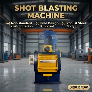 Machine <span class=keywords><strong>de</strong></span> sablage à bande transporteuse en caoutchouc Q32 certifiée CE avec livraison rapide pour le <span class=keywords><strong>nettoyage</strong></span> des boulons, des écrous et des ressorts - Product Image 2