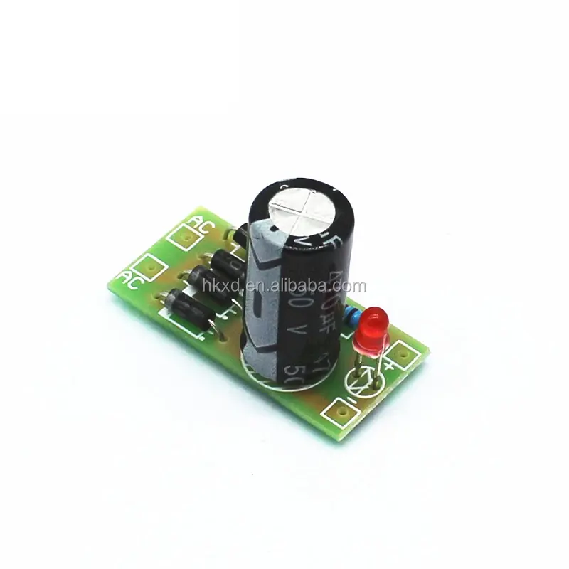 Module 1N4007 Ac Naar Dc Power Conversion Module 12V 1A Volledige Brug Gelijkrichter Filter Board