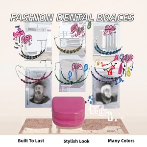 Dental Fashion Braces Orthodontic Machinery <b>Stainless</b> <b>Steel</b> <b>Brackets</b> YP Brand YP-FashionableTooth <b>Brackets</b> CE Certified Class II - Product Image 2