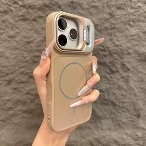 เคสโทรศัพท์มือถือมีกรอบกระจกแม่เหล็กสำหรับ <span class=keywords><strong>iPhone</strong></span> 17 Air 16 15 PRO MAX Sports Frosting Camera ที่ยึดเลนส์ด้านหลังเป็น TPU - Product Image 4