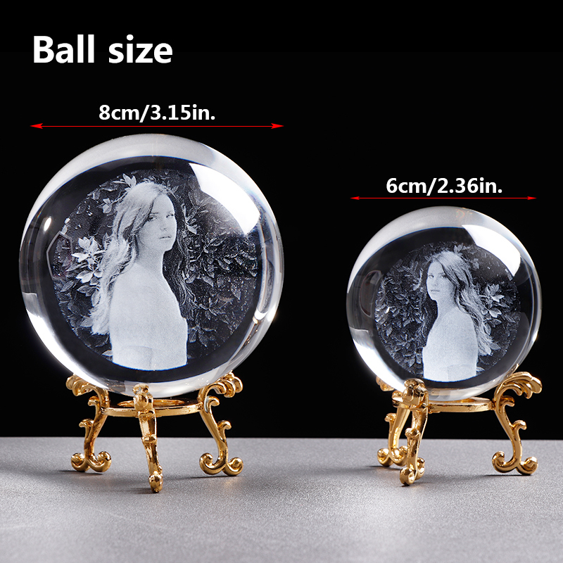 Crystal Photo Transparent K9 Solid Glass