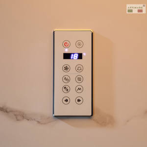 Douche à vapeur de luxe de style japonais pour 2 personnes combinée salle de sauna humide moderne avec fonction de massage et plateau en acrylique - Product Image 4