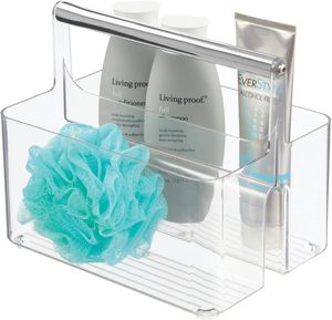 Multi Functional Bathroom Portable Plastic Organizer <b>Storage</b> <b>Shower</b> Basket Kitchen Multipurpose Desktop Basket with Handle - Product Image 5