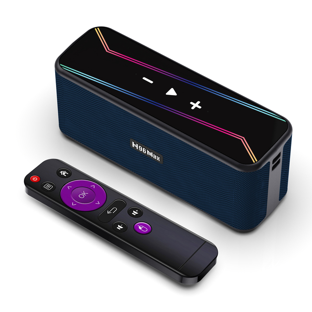 New TV Box with Speaker H96MAX M7 Android 13.0 2GB/16GB 4GB/32GB Dual Wifi Support BT RK3528 8K Video Set-top Box