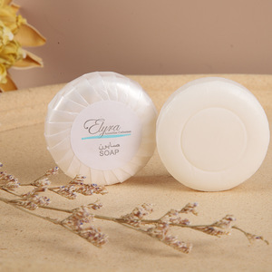 Savon rond jetable transparent de qualité supérieure, <span class=keywords><strong>prix</strong></span> abordable, écologique, pour hôtel/voyage, 20 grammes, savon de bain de luxe pour hôtel - Product Image 2