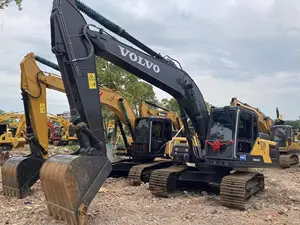 Ekskavator bekas Volvo ec120d asli 12-ton Volvo ekskavator bekas harga rendah penggalian digunakan Volvo 120D