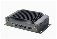 Mini PC industriel sans ventilateur Intel Core i3 i5 i7 i9 12900H 12e génération X86 Linux 3LAN 4COM 120 broches DDR4