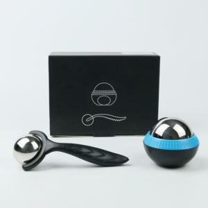 Set terapi panas dingin: bola pijat & rol otot baja tahan karat isi cairan, untuk pereda dan pemulihan tisu dalam - Product Image 5