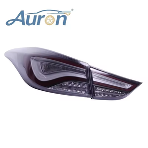 ไฟท้าย LED รุ่นใหม่ AURON สำหรับ Elantra ปี 2012-2017  แบบ Retrofit อัพเกรด  12V เลนส์สีแดง วัสดุ ABS มาตรฐาน ISO9001 กันน้ำ - Product Image 1