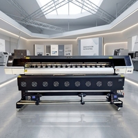 Traceur d'impression numérique à jet d'encre éco-solvant 2,1 m avec 2 têtes d'impression Epson I3200 pour impression photo