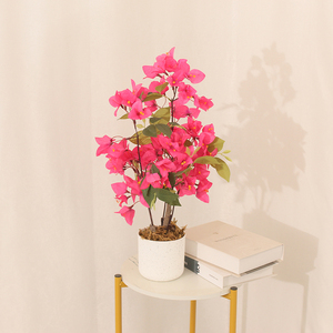 Plantes artificielles en pot pour l'extérieur, arrangement saisonnier, décoration florale artificielle, design créatif, plante artificielle en pot de cerisier - Product Image 4