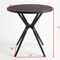 Table de café et de salle à manger en gros pour restaurants, petite table pour réunions en restaurant et salon de thé