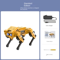 ESP32 cuadrúpedo Robot Dog/MechDog inteligente AI Visual Bionic Robotics Kit para educación Python programación gráfica