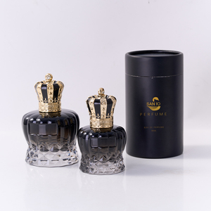 Envase <span class=keywords><strong>de</strong></span> <span class=keywords><strong>Perfume</strong></span> Hexagonal Redondo <span class=keywords><strong>de</strong></span> Alta Gama, Fondo Grueso, Cristal, Vacío, para Aromaterapia, para Hombres y Mujeres - Product Image 3