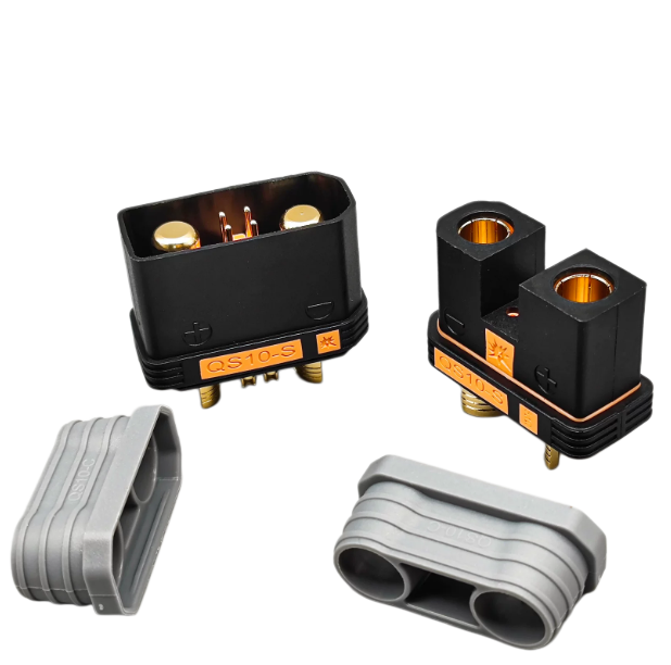 QS10-S Anti-spark Energy Storage Controller Plug 180A Aircraft Agricultural Protection Lithium Battery Drone Power Connector