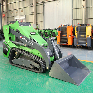 Chargeuse sur chenilles compacte diesel Derette XC1100 avec broyeur forestier hydraulique, moteur Kubota 25 CV - Product Image 5