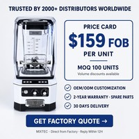 Distributeur de mélangeurs commerciaux directement de l'usine recherché - 1400W haute performance, contrôle numérique 14 vitesses, rapports de test complets