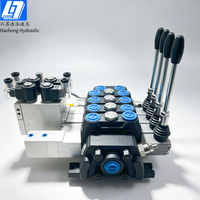 Vanne de commande directionnelle sectionnelle DCV100 100 litres/min bidirectionnelle 315 bars manuelle/pneumatique/électro-hydraulique avec garantie d'un an