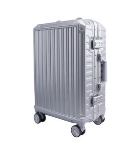 2024 Novo quadro de alumínio frente laptop bolso mala cabine tamanho 20 24 28 polegada saco do trole lado duro carry on bagagem de alumínio - Product Image 5