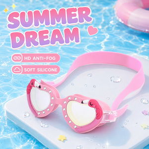 Gafas de Natación Antivaho de Alta Definición para Niños, con Correas de Silicona, Suministro de Fábrica - Product Image 4