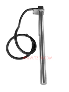 Tzcx Venta caliente personalizable titanio PTFE recubierto de acero inoxidable elemento calefactor de cuarzo calentador de inmersión para tanque de galvanoplastia - Product Image 6