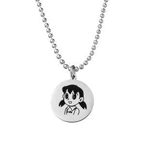Desain sederhana liontin baja tahan karat <span class=keywords><strong>Doraemon</strong></span> kalung untuk wanita - Product Image 2