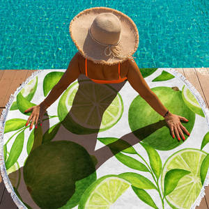 <span class=keywords><strong>Tapiz</strong></span> de Mandala FF4043, manta de playa Bohemia, decoración del hogar, suelo circular, esterilla de Yoga, toalla de playa de microfibra redonda de secado rápido - Product Image 4