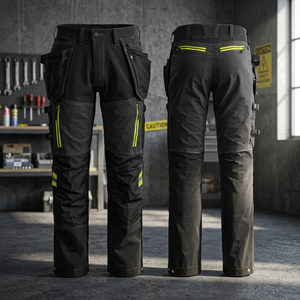 Wholesale High Quality Lightweight Canvas Waterproof Eco-Friendly Quick Dry Tactical High Street Style Work <b>Trousers</b> <b>Men</b> <b>Elastic</b> - Product Image 4