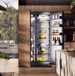 פנל נירוסטה יוקרתי באיכות גבוהה-מוכן למקרר מובנה עם תחתית-מקפיא לשימוש ביתי - Product Image 6