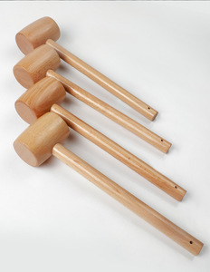 Mazzuolo <span class=keywords><strong>in</strong></span> <span class=keywords><strong>Legno</strong></span> di Faggio Massiccio Personalizzato, Utensile da Cucina per Frutti di Mare, Mazzuolo per Granchi, Attrezzi Manuali per Installazioni Domestiche - Product Image 6
