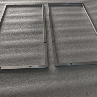 Pièces de support de montage de panneau en aluminium anodisé usinées sur mesure par CNC, toutes couleurs, fraisage, perçage, usine de précision OEM ODM