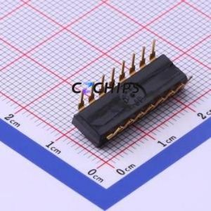 SSGM180100 DIP Switch Through hole Component (THT) Switch Flat Toggle, Raised Type Single Pole Single Throw 8 PC Pin - Product Image 2