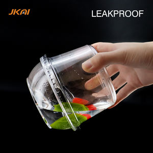 JKAI-Couvercles en plastique <span class=keywords><strong>PET</strong></span> jetables écologiques sans BPA de 117mm pour l'exportation en Chine - Product Image 2
