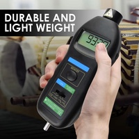 Tacómetro Fotoeléctrico de Doble Modo, Medidor de Velocidad de Motor Mecánico, Tacógrafo de Velocidad Línea, Probador de Velocidad de Ventilador DT-2236B