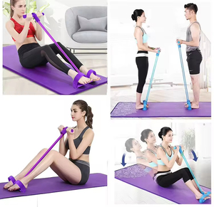 Julyfit-Trimmer eléctrico de cuerpo de alta calidad, 4 tubos, accesorios de fitness <span class=keywords><strong>para</strong></span> entrenamiento de resistencia, <span class=keywords><strong>bandas</strong></span> de <span class=keywords><strong>ejercicio</strong></span> - Product Image 4
