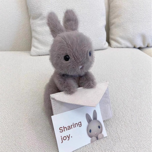 Nouvelle Peluche Jellycats British JE Lapin Postier Mignon <span class=keywords><strong>avec</strong></span> Enveloppe et Lettre d'Amour Bugs Bunny en Coton PP pour la Saint-Valentin - Product Image 1