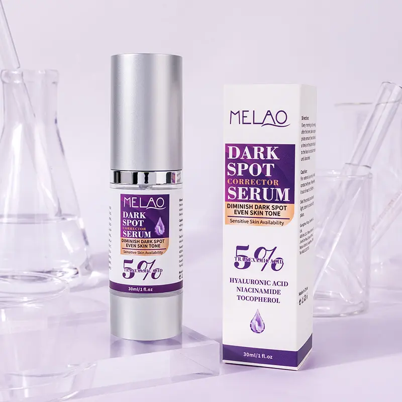 Private Label Dark Spot Correcting Glow Serum Anti Aging Dark Spot Remover Face Serum 5% Hyaluronic Acid Niacinamide Face Serum