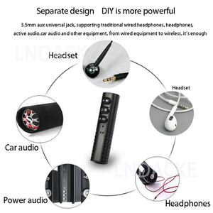 Không Dây <span class=keywords><strong>Bluetooth</strong></span> <span class=keywords><strong>Receiver</strong></span> Adapter 3.5Mm Jack Cho Âm Nhạc Xe Hơi Âm Thanh AUX Âm Thanh <span class=keywords><strong>Receiver</strong></span> Với <span class=keywords><strong>Bluetooth</strong></span> - Product Image 5