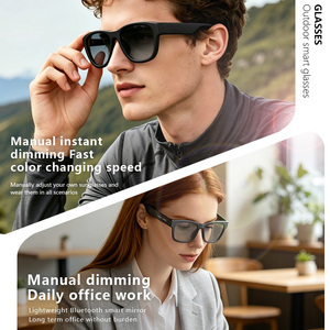 IG-09 Sliding Color Change Smart Glasses, 130mAh Capacity, Button <b>Switch</b>, Touch Control, UV380 Protective Lens, CE ROHS FCC PPE - Product Image 5