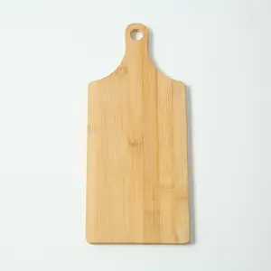 Custom Size Long Handle Natural Bamboo Wooden Pizza Peel Paddle Board Cutting board pizza peel, serving plate