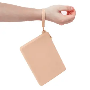 Пользовательский кошелек RFID силиконовая Кредитная карта большой емкости на молнии клатч дорожный кошелек женский кошелек