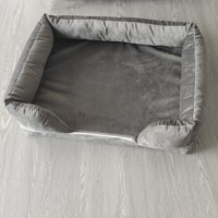 2023 Neues Design Großhandel Hochwertiges Haustier bett Innen möbel Super weiches Samts toff Wasch bares Haustier bett für Hunde